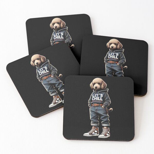 Item preview, Maltipoo Puddle Sports Fashion Dog Suit Pet Couture Baggy Jeans designed and sold by The Art of Kkatarynka.