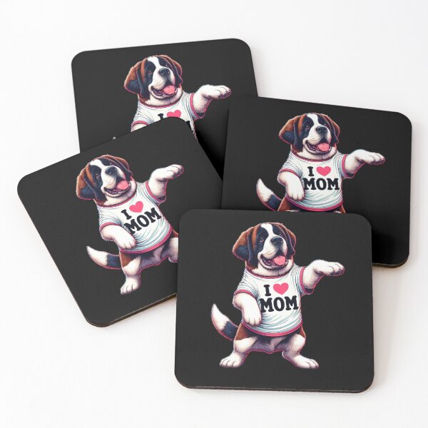 Item preview, St. Bernard Mom I Love Mom St. Bernard Lover designed and sold by Kimberley King Art  King Art.
