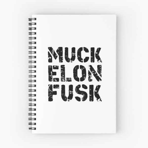 Item preview, muck elon fusk fuck elon musk, muck fusk, no elon, muck elon fusk, tesla bumper decal  black designed and sold by ramwebroom.