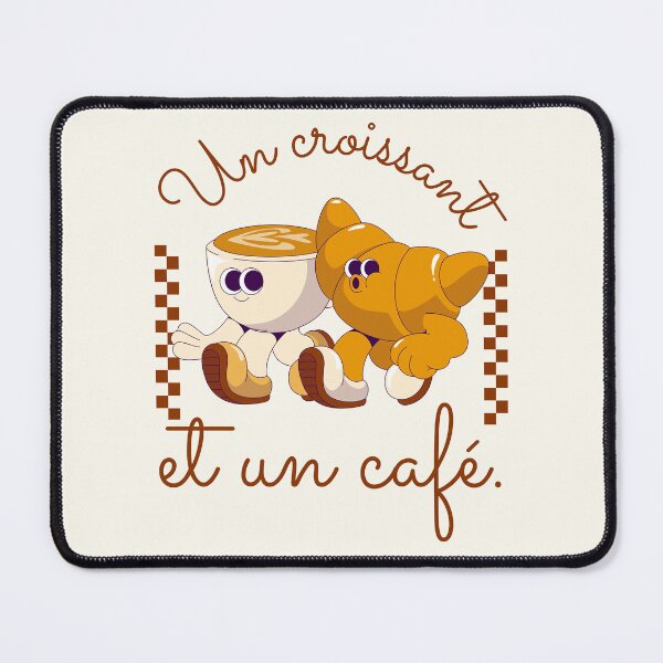 Item preview, Coffee and croissant (in french) designed and sold by Peerless-Prime.