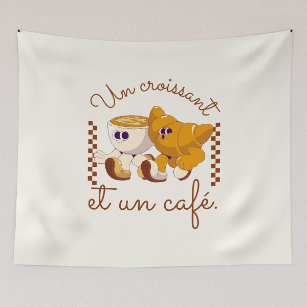 Item preview, Coffee and croissant (in french) designed and sold by Peerless-Prime.