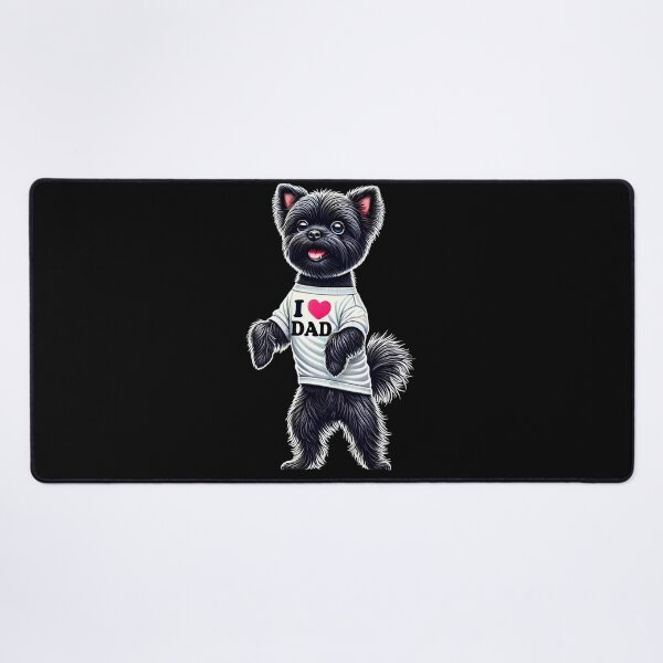 Item preview, Affenpinscher Dad I Love Dad Affenpinscher Lover designed and sold by Kimberley King Art King Art.
