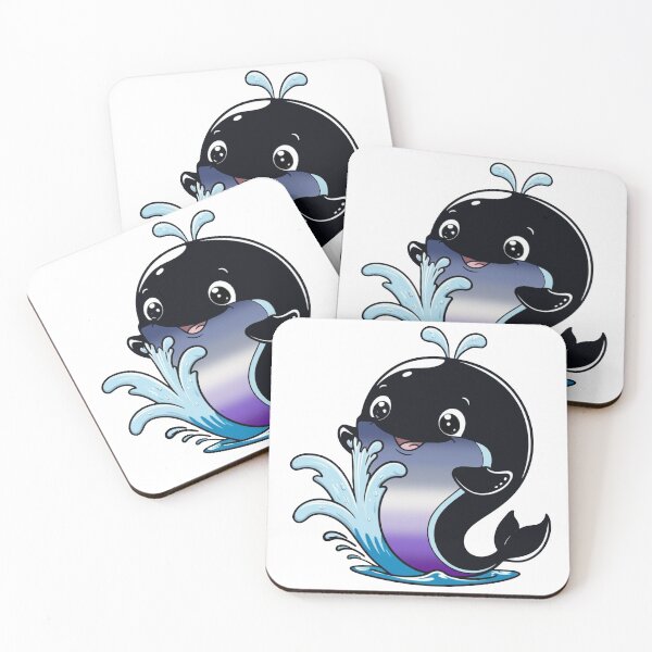 Item preview, Kawaii Butch Whale - Butch Pride Design designed and sold by Travelslightly.