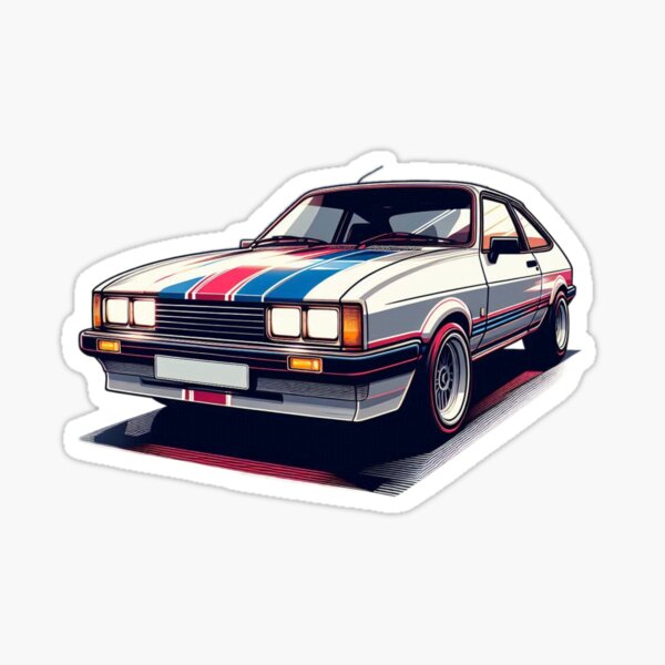 Item preview, 80s Ford Capri Laser designed and sold by VintageCarsShop.