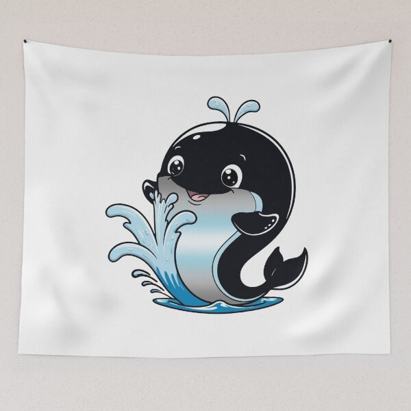 Item preview, Kawaii Demiboy Whale - Demiboy Pride Design designed and sold by Travelslightly.