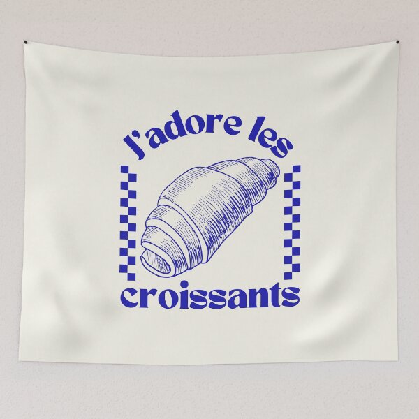 Item preview, I love croissant (in french) designed and sold by Peerless-Prime.