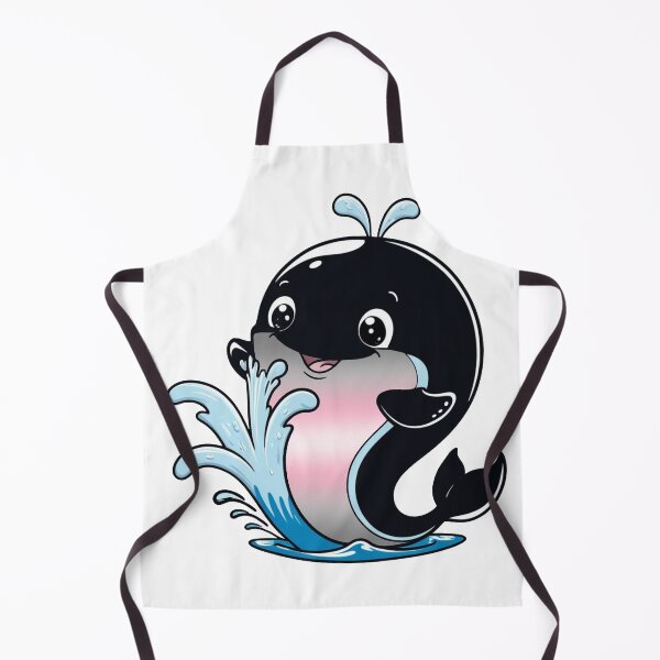 Item preview, Kawaii Demigirl Whale - Demigirl Pride Design designed and sold by Travelslightly.
