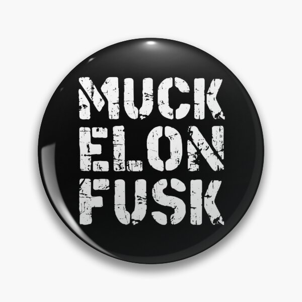 Item preview, muck elon fusk fuck elon musk, muck fusk, no elon, muck elon fusk, tesla bumper decal white designed and sold by ramwebroom.