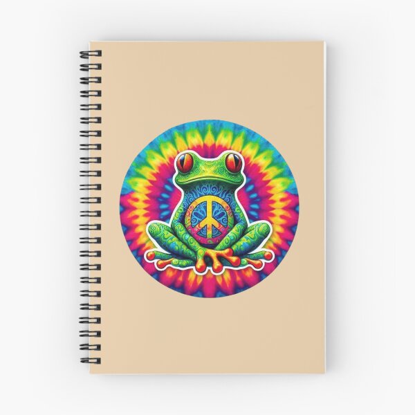 Item preview, Tie-Dye Peace Frog designed and sold by Myra365Art.