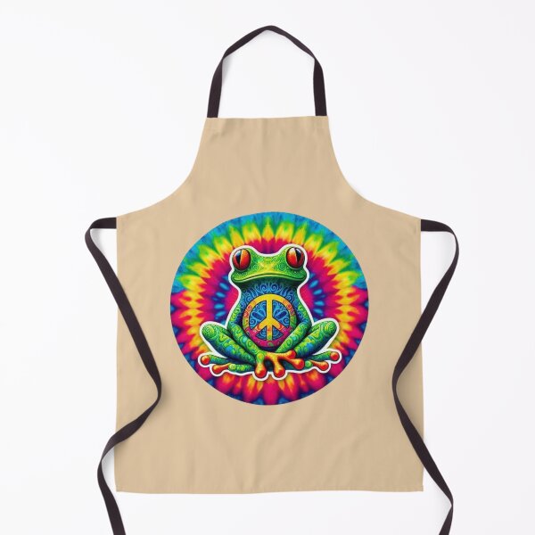 Item preview, Tie-Dye Peace Frog designed and sold by Myra365Art.