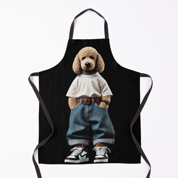 Item preview, Doodle Maltipoo Puddle Sports Fashion Dog Suit Pet Couture Baggy Jeans designed and sold by The Art of Kkatarynka.
