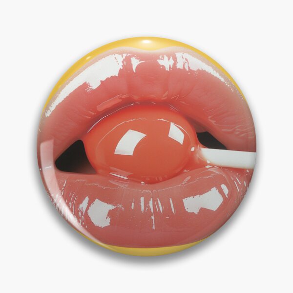 Item preview, Glossy Lips Lollipop Bite Surreal Beauty Sweet Temptation designed and sold by MOONE FLOWER.
