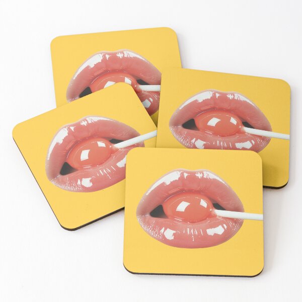 Item preview, Glossy Lips Lollipop Bite Surreal Beauty Sweet Temptation designed and sold by MOONE FLOWER.