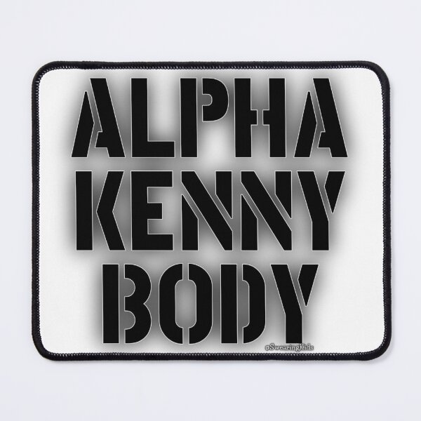 Item preview, ALPHA KENNY BODY designed and sold by SwearingKids.