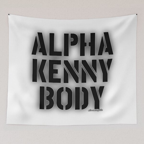 Item preview, ALPHA KENNY BODY designed and sold by SwearingKids.