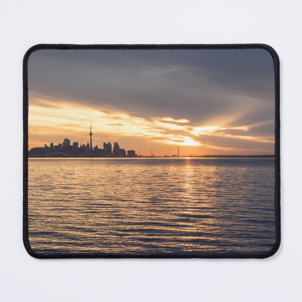 Item preview, Golden Sunpath and God Rays - Downtown Toronto Silhouette designed and sold by Georgia Mizuleva.