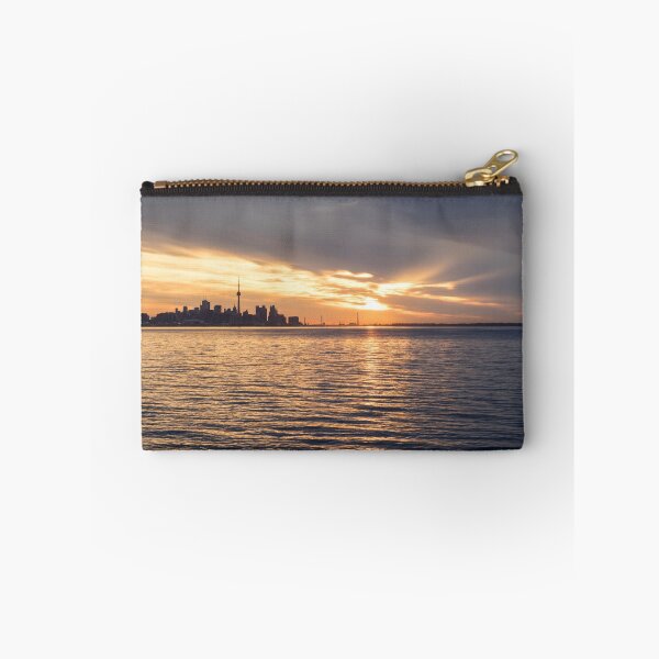 Item preview, Golden Sunpath and God Rays - Downtown Toronto Silhouette designed and sold by Georgia Mizuleva.