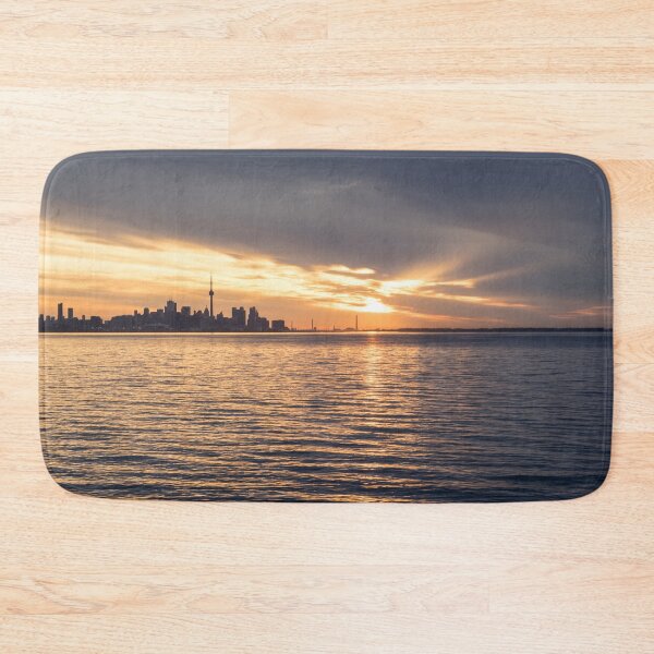 Item preview, Golden Sunpath and God Rays - Downtown Toronto Silhouette designed and sold by Georgia Mizuleva.