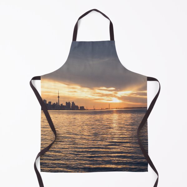 Item preview, Golden Sunpath and God Rays - Downtown Toronto Silhouette designed and sold by Georgia Mizuleva.