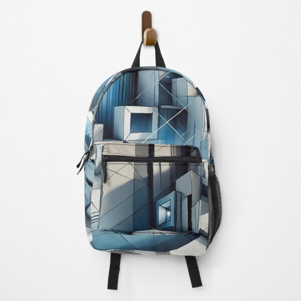 Item preview, Geometric Future Architecture in Blue designed and sold by Sigtrix.
