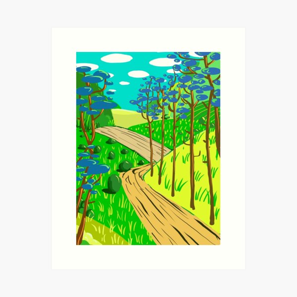 Aperçu de l'œuvre Paysage comique créée et vendue par pawelkinart.