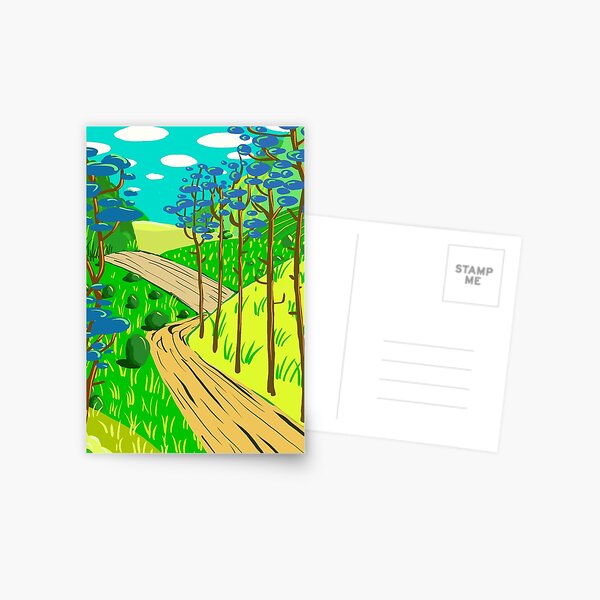 Item preview, Comic landscape designed and sold by pawelkinart.