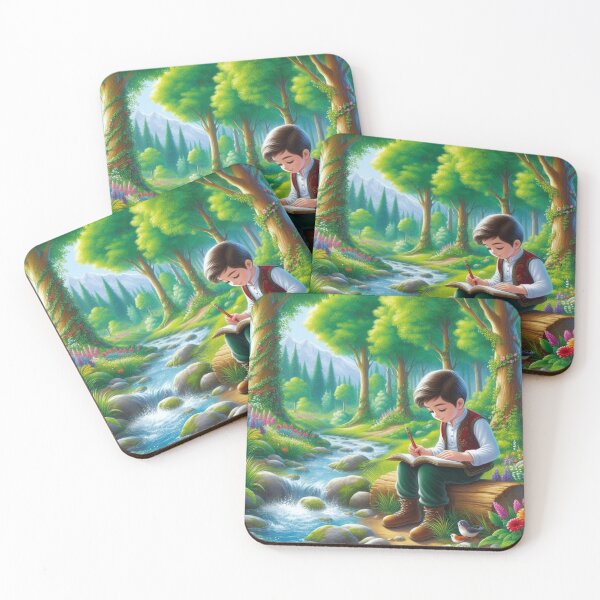 Item preview, The boy who wrote a diary in the woods designed and sold by Dogandesighn.