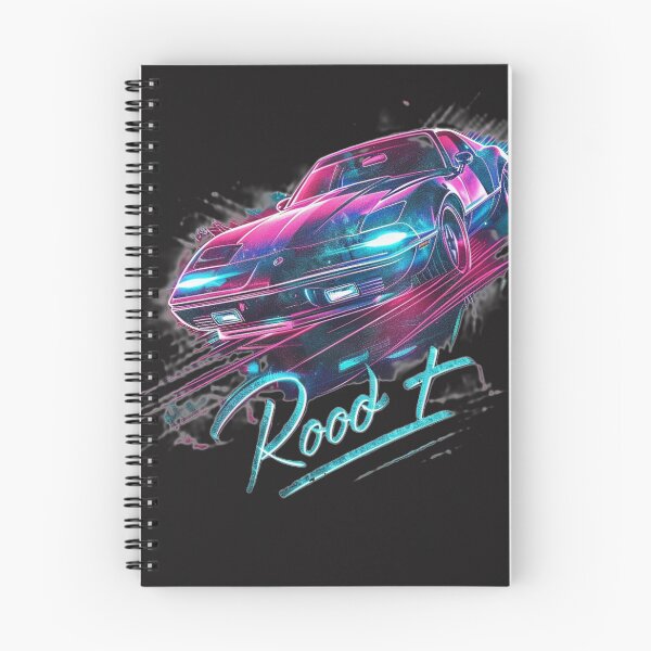 Item preview, Retro Road Trip - 1980s Chevrolet Corvette, Synthwave Sticker designed and sold by Zentuary.
