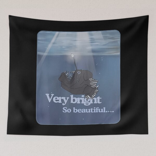 Item preview, Very Bright So Beautiful Black Seadevil Anglerfish designed and sold by FantasyFablesC.