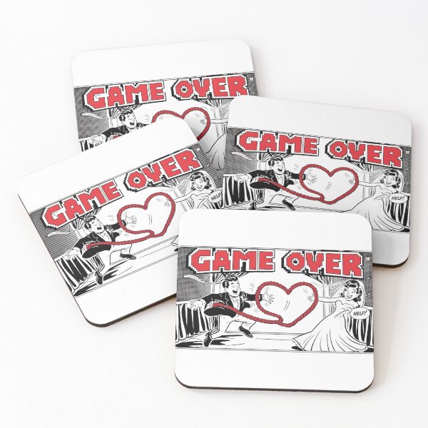 Item preview, Game over fun design for newlyweds designed and sold by StormArte.