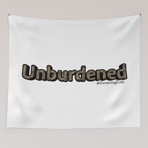 Item preview, Unburdened (Camo) designed and sold by SwearingKids.