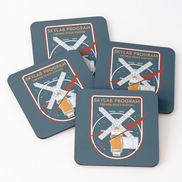 Item preview, Skylab Program. Crewed Space Station. NASA 1973 Commemorative Badge designed and sold by BGALAXY.