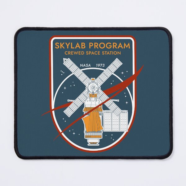 Item preview, Skylab Program. Crewed Space Station. NASA 1973 Commemorative Badge designed and sold by BGALAXY.