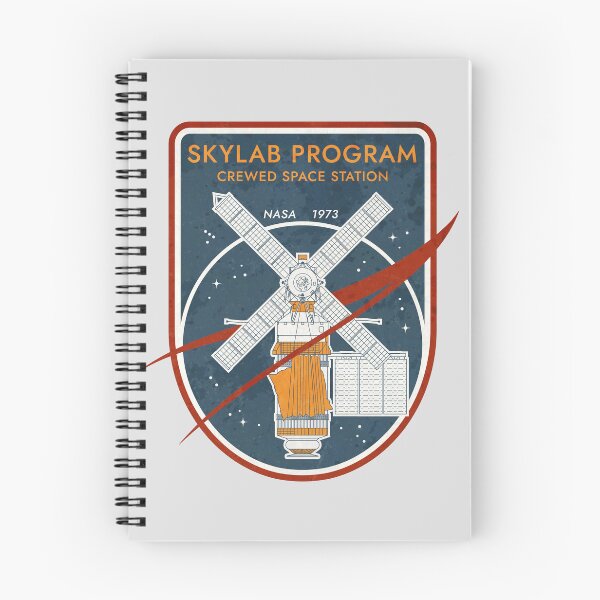 Item preview, Skylab Program. Crewed Space Station. NASA 1973 Commemorative Badge designed and sold by BGALAXY.