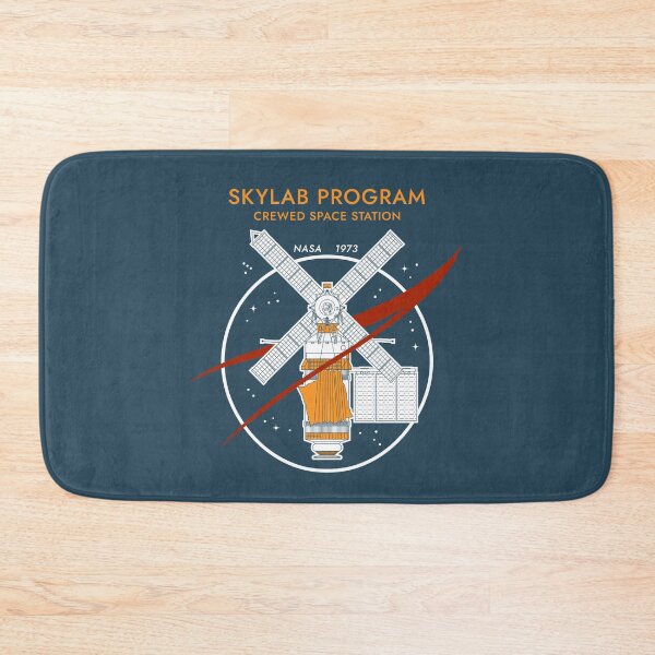 Item preview, Skylab Program. Crewed Space Station. NASA 1973 Commemorative Badge designed and sold by BGALAXY.