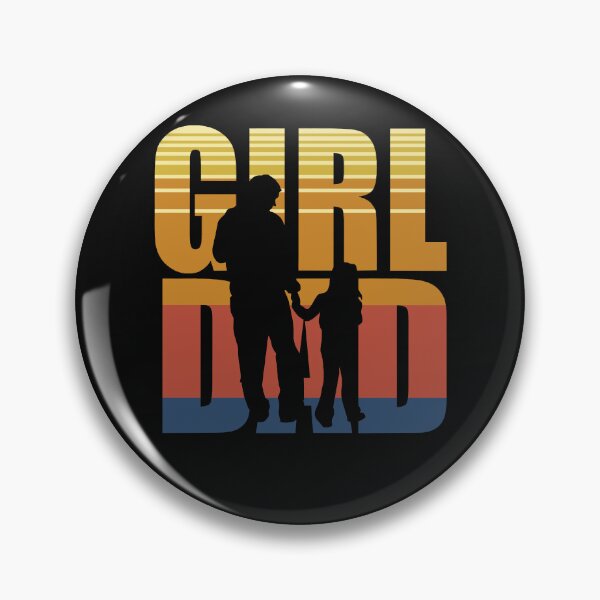 Item preview, GirlDad Girl Dad Proud Father of Daughters Cute Fathers Day T-Shirt designed and sold by StreetArtPro.