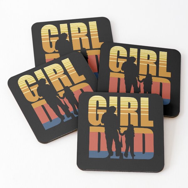 Item preview, GirlDad Girl Dad Proud Father of Daughters Cute Fathers Day T-Shirt designed and sold by StreetArtPro.
