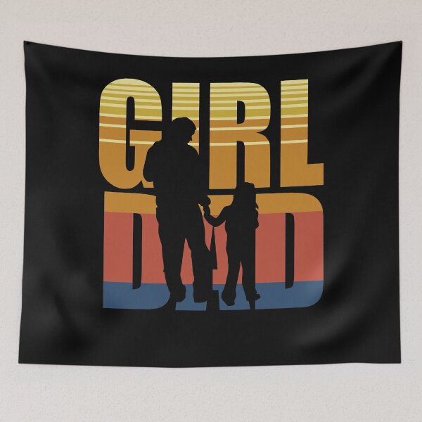 Item preview, GirlDad Girl Dad Proud Father of Daughters Cute Fathers Day T-Shirt designed and sold by StreetArtPro.