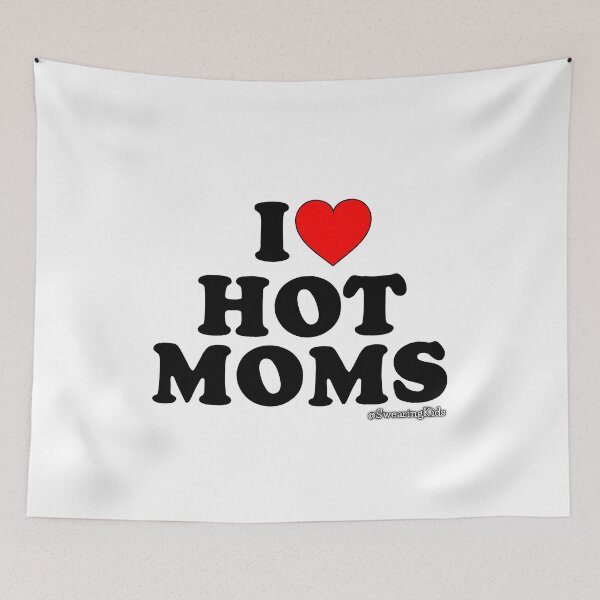 Item preview, I Heart Hot Moms designed and sold by SwearingKids.