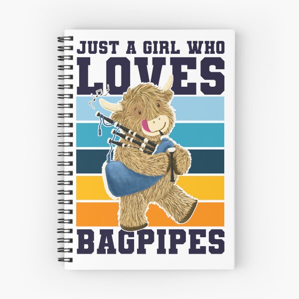 Item preview, Just A Girl Who Loves Bagpipes designed and sold by brodyquixote.