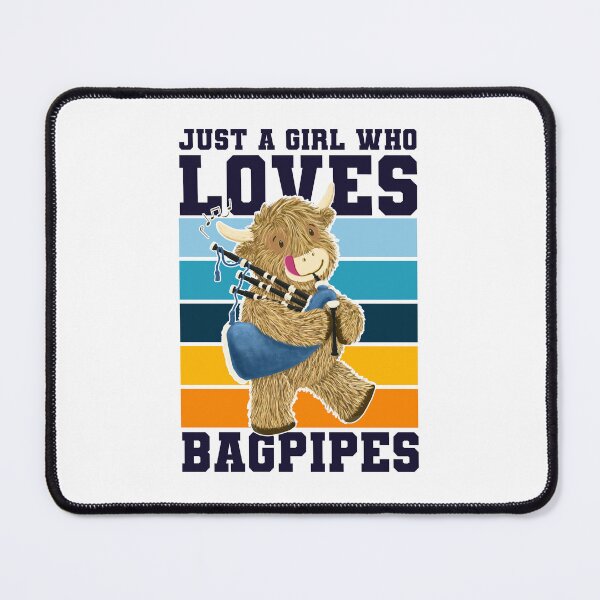 Item preview, Just A Girl Who Loves Bagpipes designed and sold by brodyquixote.