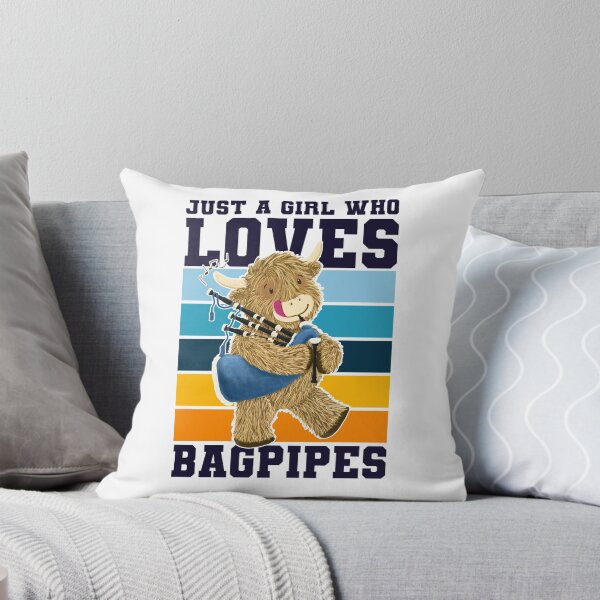 Item preview, Just A Girl Who Loves Bagpipes designed and sold by brodyquixote.
