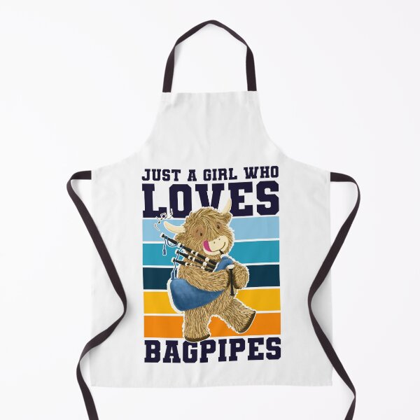 Item preview, Just A Girl Who Loves Bagpipes designed and sold by brodyquixote.