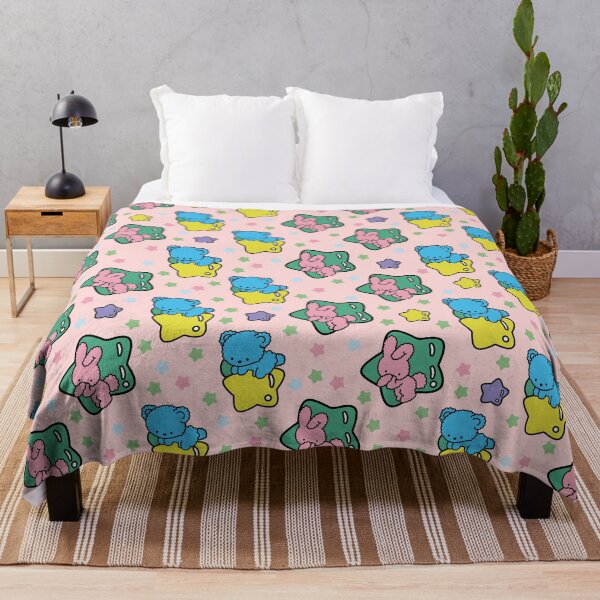 Item preview, Adorable Teddy Bear and Bunny on a Star Pattern designed and sold by Quijote-.