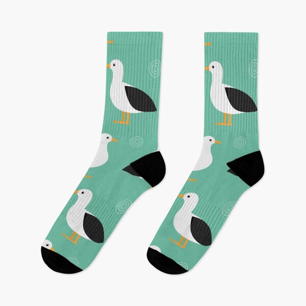 Item preview, Albatrosses on blue designed and sold by reneesillus.