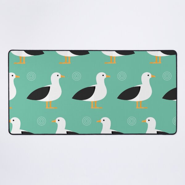 Item preview, Albatrosses on blue designed and sold by reneesillus.