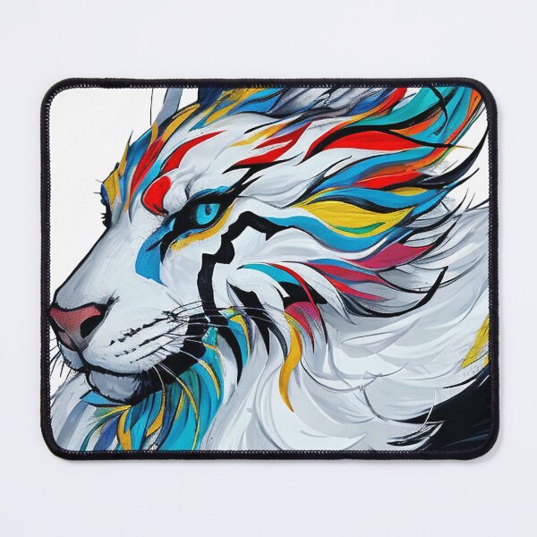 Item preview, Artistic Majestic Colorful Lion designed and sold by Alpha451.