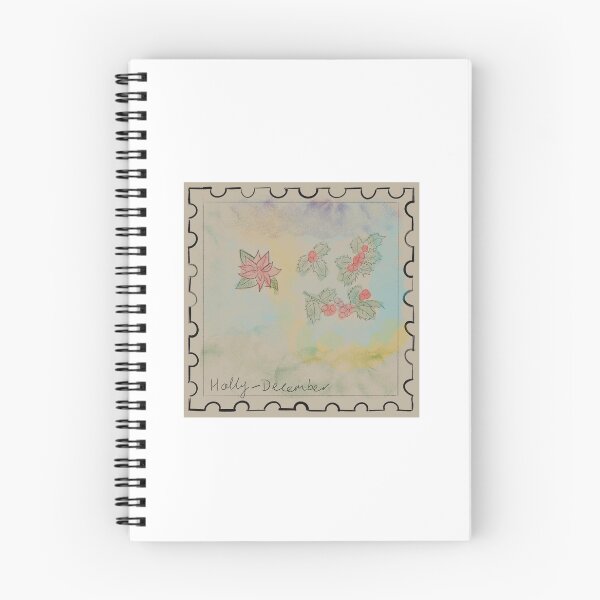 Item preview, December birthflower stamp designed and sold by Mayh3m_Emporium .