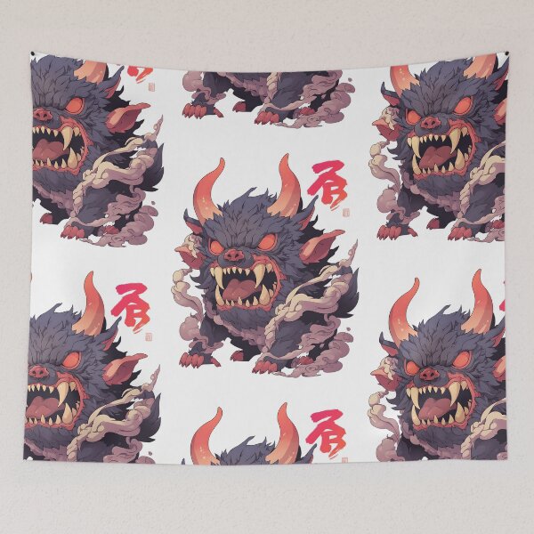 Item preview, Kawaii Japanese Beastly Charm designed and sold by bapupa.