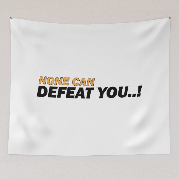 Item preview, none can defeat you..! designed and sold by Positive Mindzet!.